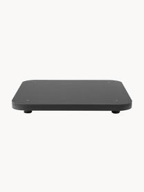 Plaque de fond avec pieds pour chaise longue Grow, Noir, larg. 70 x long. 138 cm