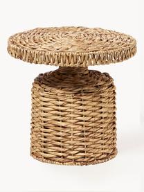 Runder Rattan-Beistelltisch Camo, Rattan, Beige, Ø 47 x H 47 cm