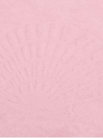 Toalla de playa Shells, Parte delantera: terciopelo (algodón egipc, Reverso: afelpado (algodón), Rosa, An 100 x L 200 cm