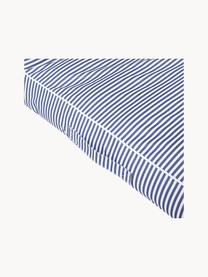 Luchtmatras Le Weekend, 60% PVC-kunststof, 40% polyester, Donkerblauw, wit, gestreept, B 85 x L 180 cm