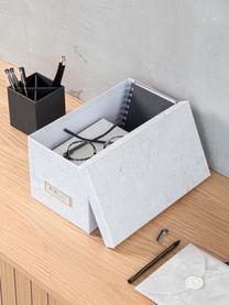 Caja Silvia, 2 uds., Caja: cartón laminado macizo (1, Blanco, veteado, An 17 x Al 15 cm