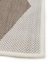 In- & outdoor vloerkleed met patroon Nillo in beige/crèmekleur, 100% polyethyleen, Lichtgrijs, taupe, B 200 x L 290 cm (maat L)