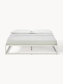 Cama de metal Neptun, Metal con pintura en polvo, Beige claro, An 180 x L 200 cm