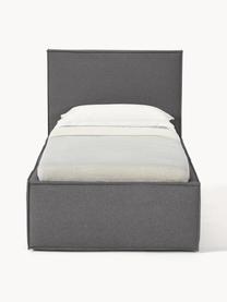 Jednolůžková postel s úložným prostorem Dream, Tmavě šedá, Š 90 cm, D 200 cm