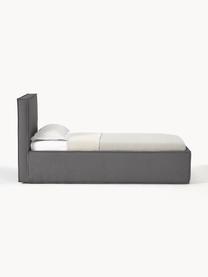Jednolůžková postel s úložným prostorem Dream, Tmavě šedá, Š 90 cm, D 200 cm