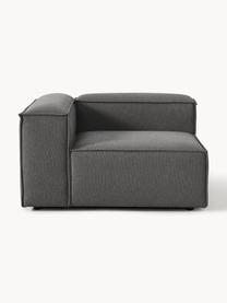 Módulo de esquina sofá Lennon, Tapizado: 100% poliéster Alta resis, Estructura: madera contrachapada de p, Patas: plástico Este producto es, Tejido gris antracita, An 119 x F 119 cm, chaise longue izquierda