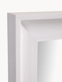 Specchio rettangolare da parete con cornice Romila, Cornice: plastica, Retro: pannelli di fibra a media, Superficie dello specchio: lastra di vetro, Bianco, Larg. 52 x Alt. 153 cm