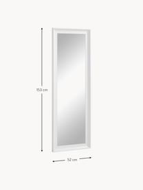 Miroir mural long Romila, Blanc, larg. 52 x haut. 153 cm