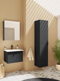 Lavabo con mobiletto Emil, larg. 60 cm, Maniglia: alluminio rivestito, Antracite, Larg. 60 x Alt. 42 cm