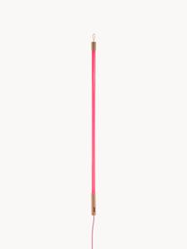 LED-Wandleuchte Linea mit Stecker, Dekor: Holz, Pink, Ø 4 x H 135 cm