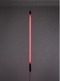LED wandlamp Linea met stekker, Decoratie: hout, Roze, Ø 4 x H 135 cm