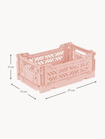 Caja plegable Mini, 27 cm, Plástico, Rosa claro, An 27 x F 17 cm