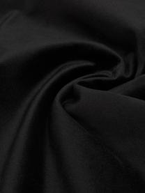 Povlak na polštář Lucie, 100% samet (polyester), Černá, Š 45 cm, D 45 cm