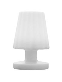 Lámpara de mesa regulable Lady Mini, Plástico, Blanco, Ø 13 x Al 21 cm