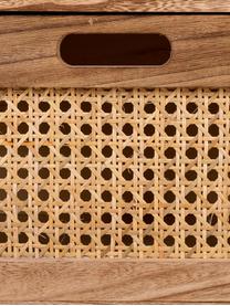 Cómoda Gesina, Estructura: madera de paulownia, Marrón, An 60 x Al 75 cm