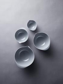 Kleine schalenset Margrethe met deksel, 4-delig, Melamine, Lichtgrijs, Set met verschillende formaten