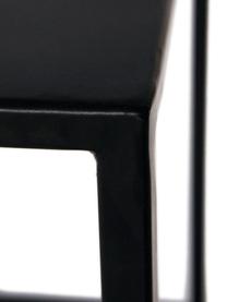 Grande table basse en métal noir Tikota, Métal, revêtement par poudre, Noir, larg. 100 x haut. 32 cm