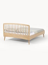 Houten bed Signe, Eikenhout, B 140 x L 200 cm