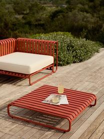 Garten-Eckmodul Caio, Bezug: 100 % Polyester Der hochw, Gestell: Aluminium, Off White, Terrakotta, B 115 x T 115 cm, Eckteil links