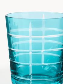 Set 6 bicchieri acqua Cuttings, Vetro, Multicolore, Ø 9 x Alt. 10 cm