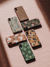 Telefoonhoesje met bloemenpatroon voor iPhone X, Siliconen, Multicolour, 7 x 15 cm