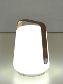 Mobile Dimmbare Außentischlampe Balad, 3 Stück, Lampenschirm: Polyethylen, Griff: Aluminium, lackiert, Muskatbraun, Ø 10 x H 13 cm