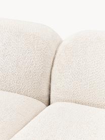 Modulares Ecksofa Wolke (4-Sitzer) aus Teddy-Bouclé, Bezug: Teddy-Bouclé (100 % Polye, Teddy-Bouclé Off White, B 349 x T 262 cm