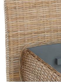 Letto in rattan  Kubu, Struttura: rattan tinto, Sottostruttura: pannello di fibra a media, Rattan, 160 x 200 cm