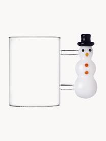 Tasse artisanale Christmas Tales, Verre borosilicate

Découvrez la polyvalence du verre borosilicaté pour votre maison ! Ce matériau de haute qualité, fiable et robuste, se distingue par une résistance exceptionnelle à la chaleur, ce qui le rend idéal pour votre thé ou café chaud. Par rapport au verre traditionnel, le verre borosilicaté est plus résistant aux fissures et aux bris, en faisant un compagnon sûr pour votre intérieur, Transparent, blanc, Ø 8 x haut. 12 cm, 500 ml