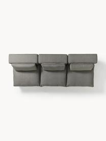 Modulares Sofa Felix (3-Sitzer), Bezug: 100 % Polyester Der strap, Gestell: Massives Kiefern- und Fic, Webstoff Dunkelgrau, B 300 x T 110 cm