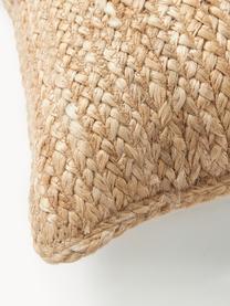 Housse de coussin en jute Bono, Ocre, larg. 30 x long. 50 cm