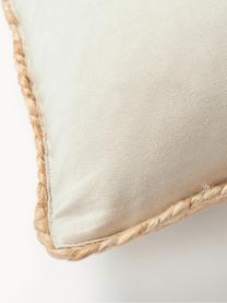 Housse de coussin en jute Bono, Ocre, larg. 30 x long. 50 cm