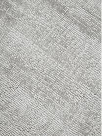 Handgewebter Viskoseteppich Jane, Flor: 100 % Viskose, Hellgrau, B 160 x L 230 cm (Grösse M)