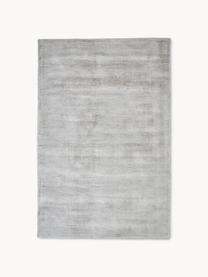 Tapis en viscose tissé main Jane, Gris clair, larg. 160 x long. 230 cm (taille M)