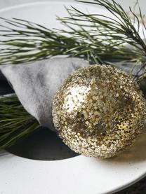 Boules de Noël Chosen, 4 pièces, Verre, Doré, Ø 8 cm