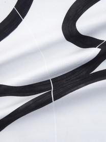 Funda de cojín Elijah, 100% algodón, Beige, negro, blanco, An 40 x L 40 cm