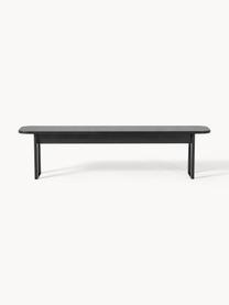 Banc Apollo, tailles variées, Chêne noir laqué, larg. 180 x prof. 37 cm