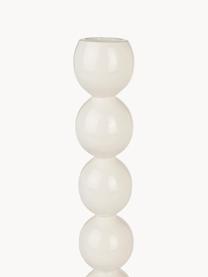 Candelabro in porcellana Bubble, Porcellana, Bianco latte, Ø 10 x Alt. 26 cm