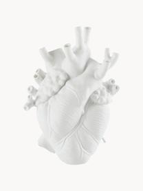 Wazon z porcelany Love in Bloom, Porcelana, Biały, S 17 x W 26 cm