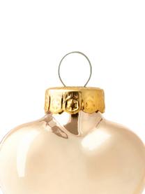 Mini décoration sapin de Noël Alabaster, 12 élém., Couleur crème, larg. 5 x haut. 4 cm