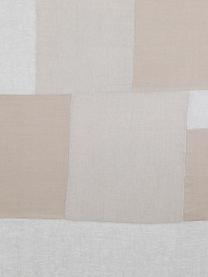 Adesivo murale Patchwork Beige, Tessuto non tessuto, Grigio chiaro, Larg. 300 x Alt. 280 cm