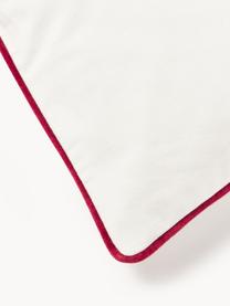 Vyšívaný bavlněný povlak na polštář s vánočním vzorem Aldora, 100 % bavlna, Bílá, více barev, Š 45 cm, D 45 cm