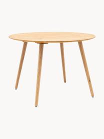 Okrúhly drevený jedálenský stôl Hatfield, Ø 110 cm, Dubové drevo, Ø 110 cm