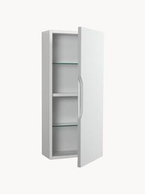 Mueble de baño Belsk, 35 cm, Estructura: aglomerado con lámina de , Estantes: vidrio, aglomerado con lá, Blanco, An 35 x Al 78 cm