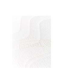 Colchón de muelles ensacados de 7 zonas Julia, Tapizado: tejido doble Tencel (67% , Blanco, 90 x 200 cm