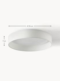 Plafoniera a LED Helen, Struttura: metallo, Bianco, Ø 52 x Alt. 11 cm