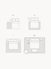 Handgewebter Wollteppich Anica mit Hoch-Tief-Effekt, Cremeweiss, B 80 x L 150 cm (Grösse XS)