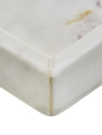 Marmeren dienblad Yala, Marmer, Wit, B 30 x H 2 cm