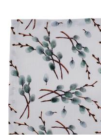 Tovaglietta americana Genevrier 2 pz, 100% cotone, Bianco, grigio, marrone, Larg. 38 x Lung. 50 cm