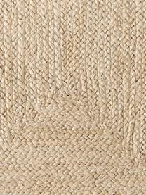 Handgefertigter Jute-Läufer Sharmila, 100 % Jute, Off White, B 80 x L 200 cm